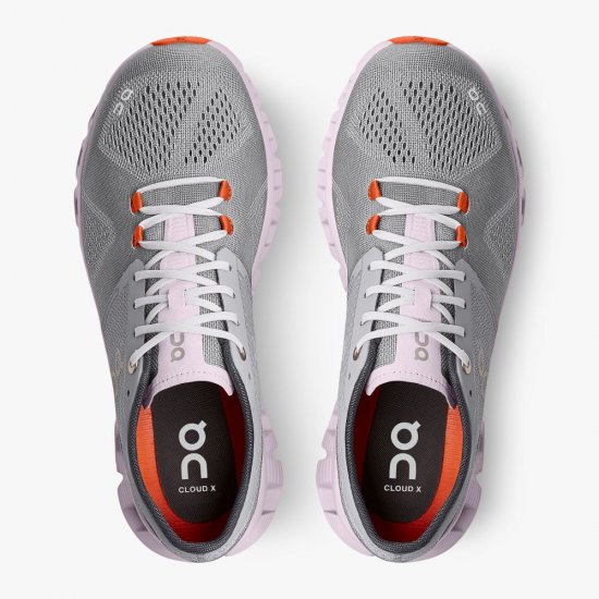On New Cloud X - Workout and Cross Training Shoe - Alloy | Lily - Click Image to Close