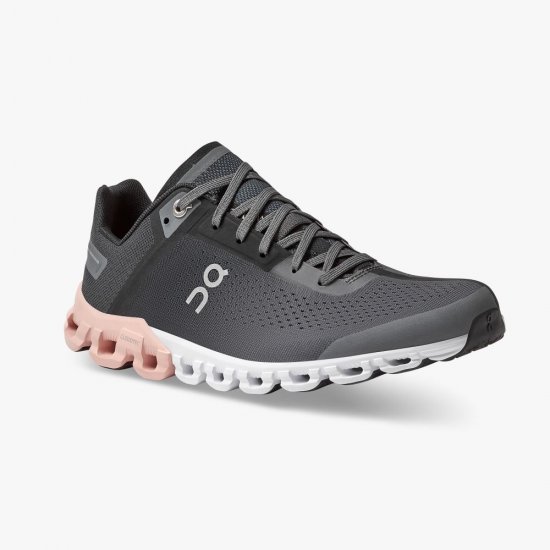 On New Cloudflow Wide: wide fit cushioned running shoe - Rock | Rose - Click Image to Close