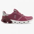 On Cloudflyer: Supportive Running Shoe. Light & Stable - Magenta | Mulberry