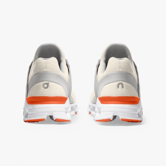 On Cloudswift - Road Shoe For Urban Running - White | Flame - Click Image to Close