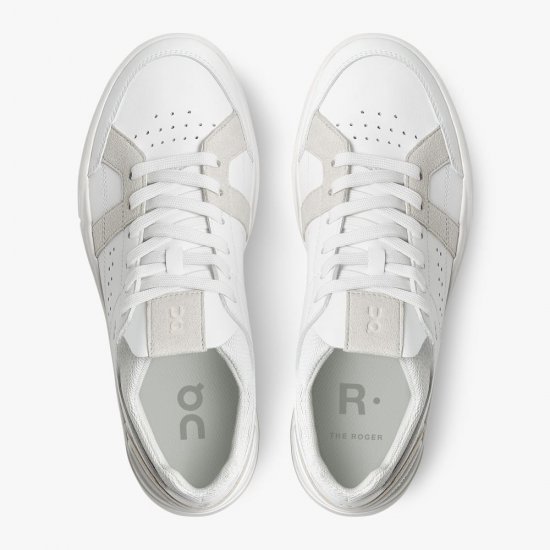 On THE ROGER Clubhouse: the expressive everyday sneaker - White | Sand - Click Image to Close