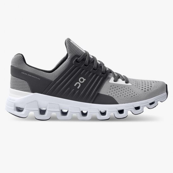 On Cloudswift - Road Shoe For Urban Running - Alloy | Eclipse - Click Image to Close