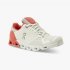 On Cloudflyer: Supportive Running Shoe. Light & Stable - White | Coral