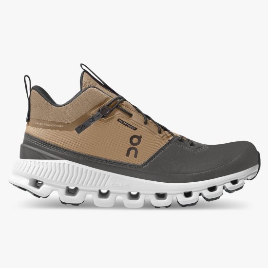 On Cloud Hi - High Top Sneaker - Chai | Magnet - Click Image to Close