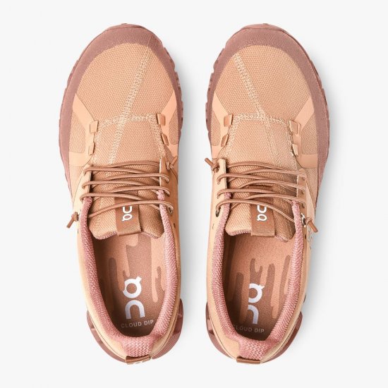 On Cloud Dip - The lightweight shoe that's rough and ready for all-day - Cork | Cocoa - Click Image to Close