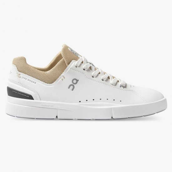 On THE ROGER Advantage: the versatile everyday sneaker - White | Sand - Click Image to Close