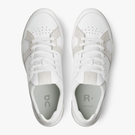 On THE ROGER Clubhouse: the expressive everyday sneaker - White | Sand - Click Image to Close