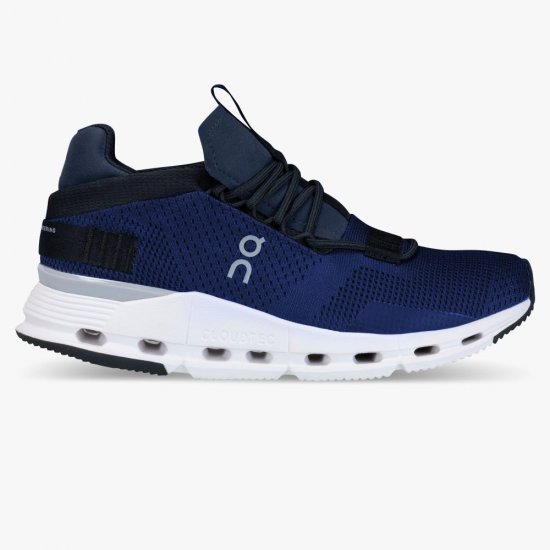 On Cloudnova - The lightweight sneaker for all-day comfort - Navy | White - Click Image to Close