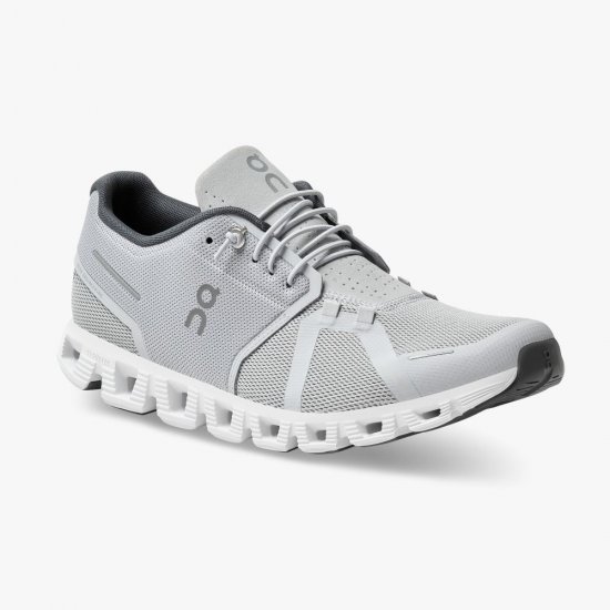 On Cloud 5 - the lightweight shoe for everyday performance - Glacier | White - Click Image to Close