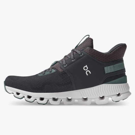 On Cloud Hi Edge - The street-ready sneaker silhouette - Black | Olive - Click Image to Close