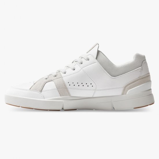 On THE ROGER Clubhouse: the expressive everyday sneaker - White | Sand - Click Image to Close