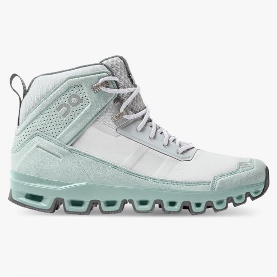 On Cloudridge: ultralight, high-comfort hiking boot - Glacier | Sea - Click Image to Close