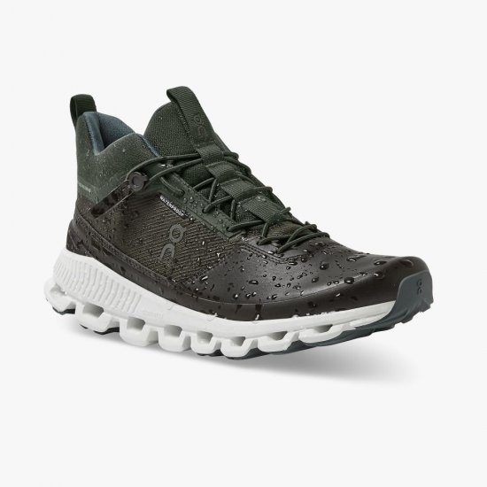 On Cloud Hi - High Top Sneaker - Fir | Umber - Click Image to Close