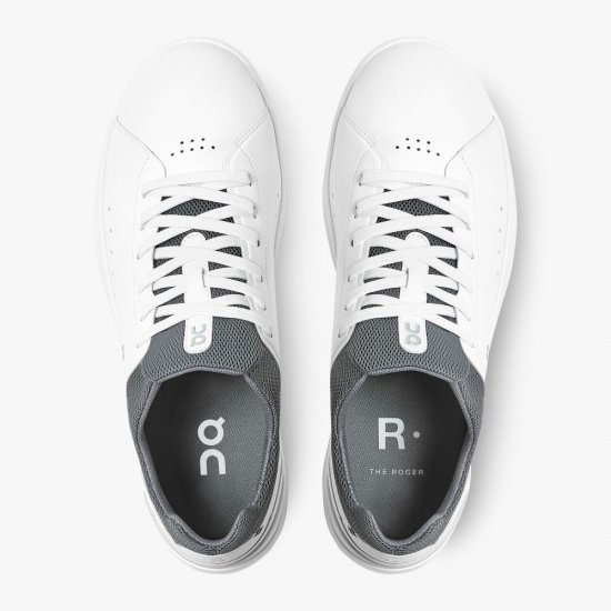On THE ROGER Advantage: the versatile everyday sneaker - White | Rock - Click Image to Close