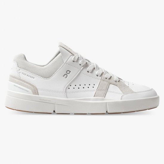 On THE ROGER Clubhouse: the expressive everyday sneaker - White | Sand - Click Image to Close