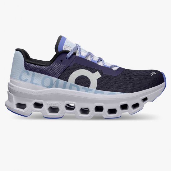 On The Cloudmonster: Lightweight cushioned running shoe - Acai | Lavender - Click Image to Close