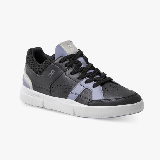 On THE ROGER Clubhouse: the expressive everyday sneaker - Black | Lavender - Click Image to Close
