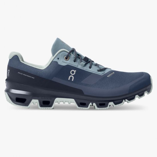 On Cloudventure Waterproof: Trail Running Shoe - Denim | Midnight - Click Image to Close