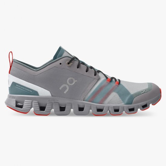 On Cloud X Shift: Colorful Lightweight Workout Shoe - Alloy | Red - Click Image to Close