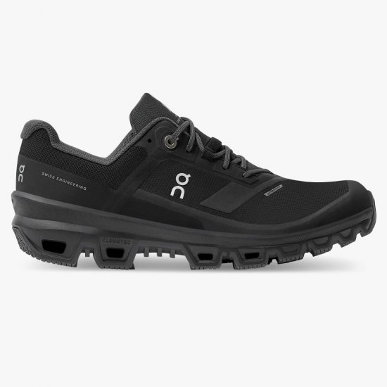 On Cloudventure Waterproof: Trail Running Shoe - Black - Click Image to Close