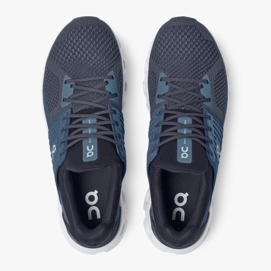 On Cloudswift - Road Shoe For Urban Running - Denim | Midnight - Click Image to Close