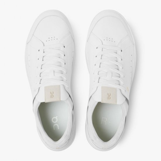On THE ROGER: tennis-inspired sneaker by On & Roger Federer - White | Gum - Click Image to Close