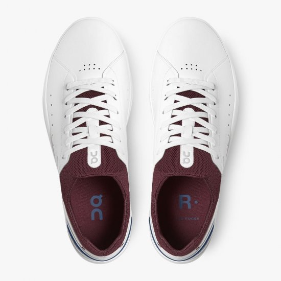 On THE ROGER Advantage: the versatile everyday sneaker - White | Mulberry - Click Image to Close