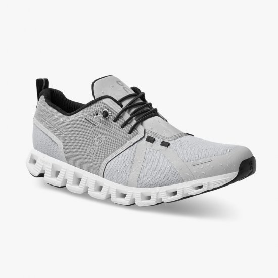 On Cloud 5 Waterproof - Lightweight Waterproof Running Shoe - Glacier | White - Click Image to Close