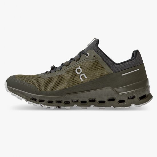 On Cloudultra: cushioned trail running shoe - Olive | Eclipse - Click Image to Close