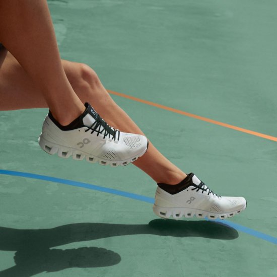On New Cloud X - Workout and Cross Training Shoe - White | Black - Click Image to Close