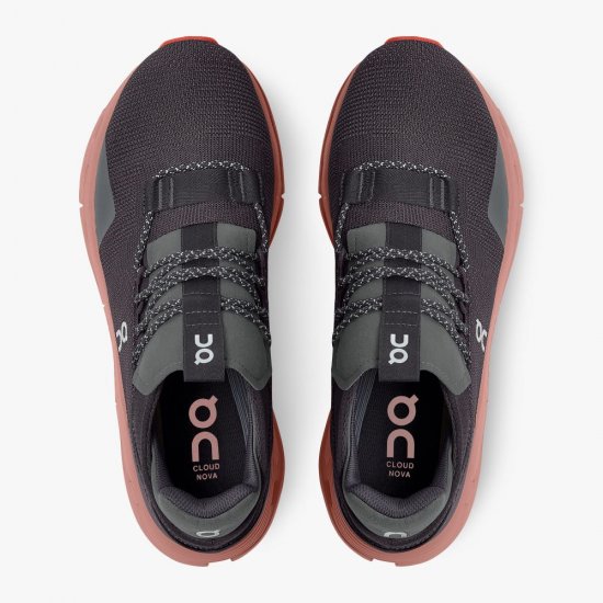 On Cloudnova - The lightweight sneaker for all-day comfort - Eclipse | Rose - Click Image to Close