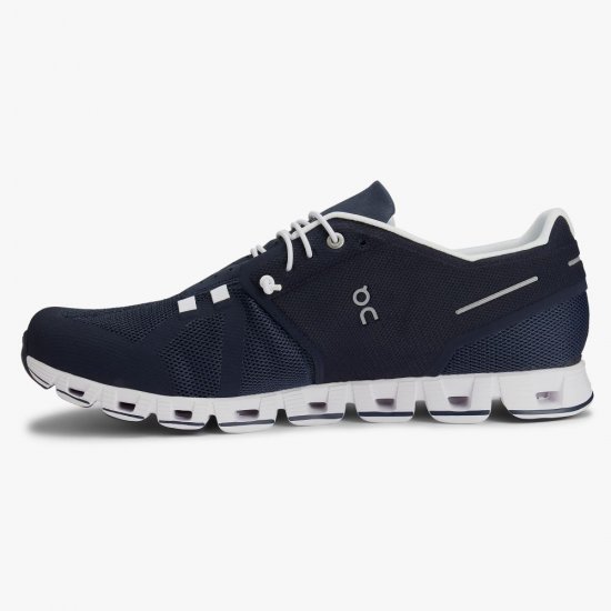 On Cloud - the lightweight shoe for everyday performance - Navy | White - Click Image to Close