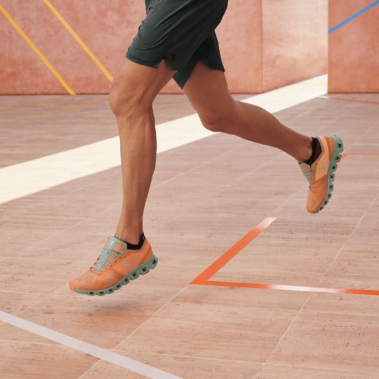 On New Cloud X - Workout and Cross Training Shoe - Orange | Sea - Click Image to Close