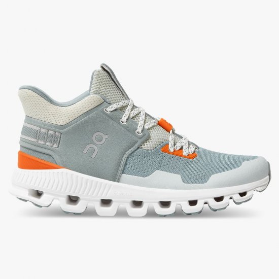 On Cloud Hi Edge - The street-ready sneaker silhouette - Cobble | Sea - Click Image to Close