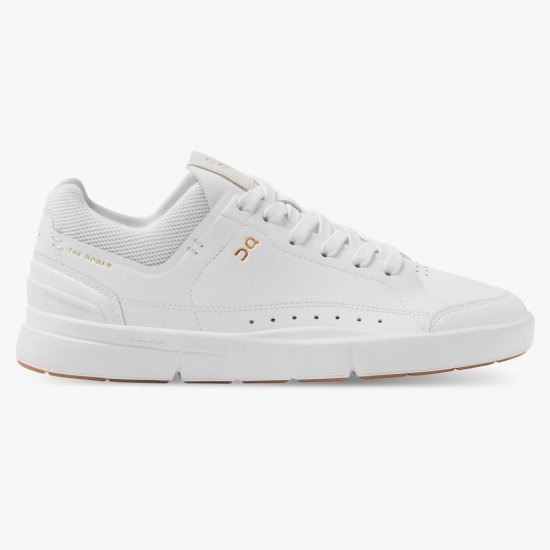 On THE ROGER: tennis-inspired sneaker by On & Roger Federer - White | Gum - Click Image to Close