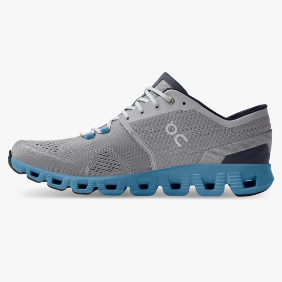 On New Cloud X - Workout and Cross Training Shoe - Alloy | Niagara - Click Image to Close