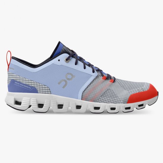 On Cloud X Shift: Colorful Lightweight Workout Shoe - Heather | Glacier - Click Image to Close