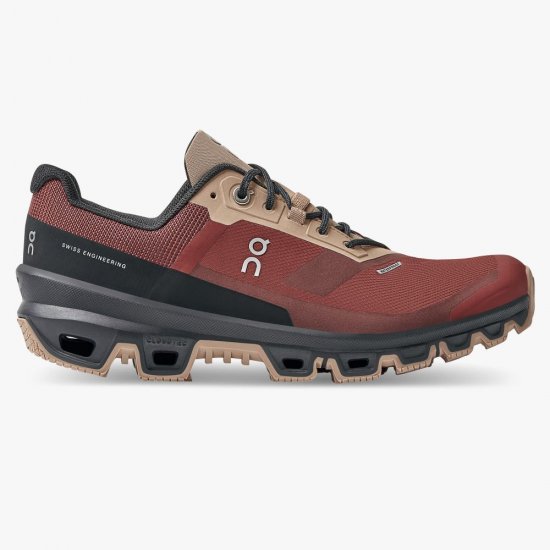 On Cloudventure Waterproof: Trail Running Shoe - Ruby | Magnet - Click Image to Close