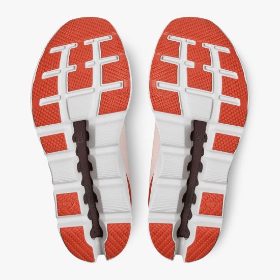 On Cloudstratus: Maximum Cushioned Running Shoe - Rose | Red - Click Image to Close