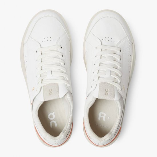 On THE ROGER: tennis-inspired sneaker by On & Roger Federer - White | Sienna - Click Image to Close