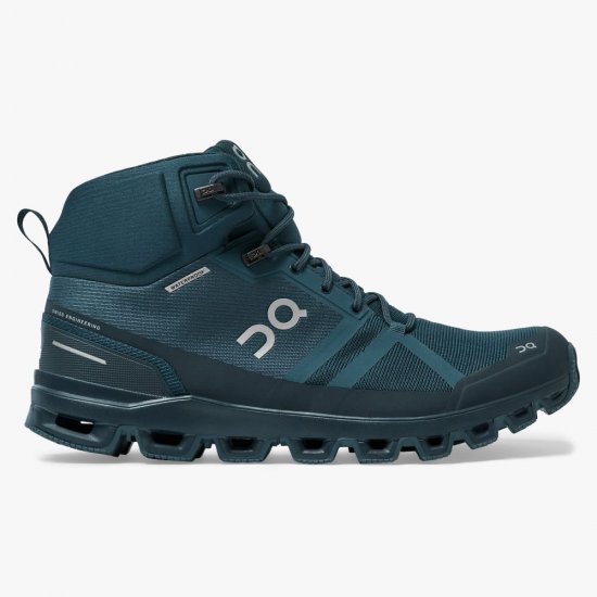 On Cloudrock Waterproof - The Lightweight Hiking Boot - Navy | Midnight - Click Image to Close