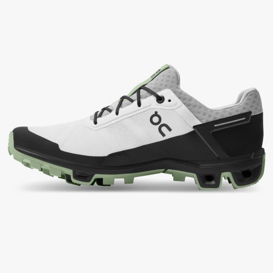 On Cloudventure Peak - Lightweight Trail Running Shoe - White | Leaf - Click Image to Close