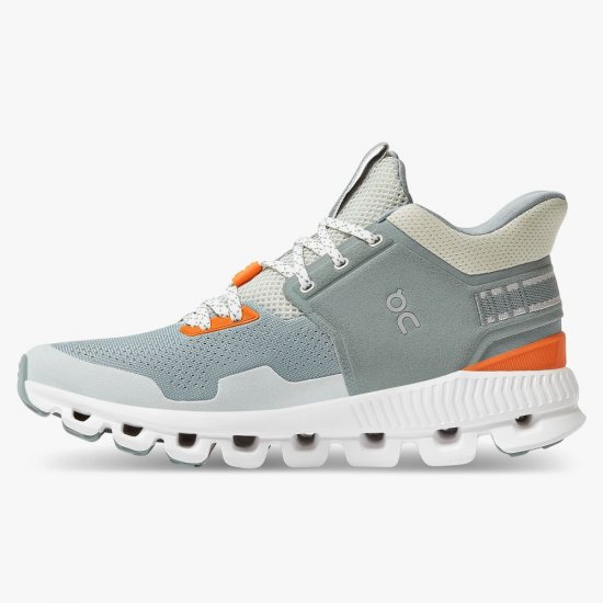On Cloud Hi Edge - The street-ready sneaker silhouette - Cobble | Sea - Click Image to Close