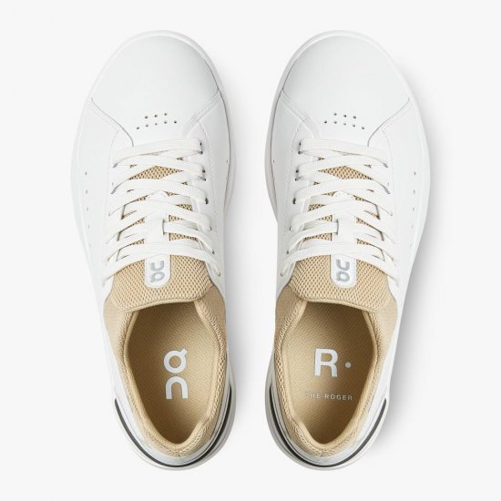 On THE ROGER Advantage: the versatile everyday sneaker - White | Sand - Click Image to Close