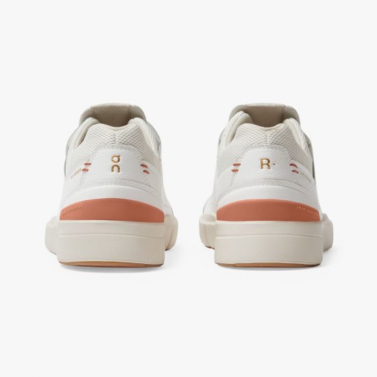 On THE ROGER: tennis-inspired sneaker by On & Roger Federer - White | Sienna - Click Image to Close