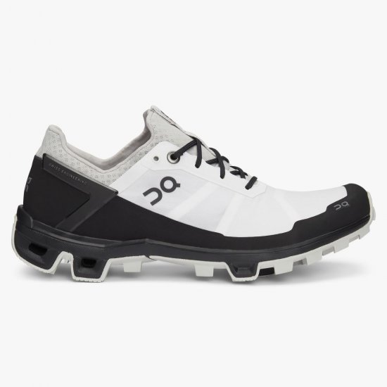 On Cloudventure Peak - Lightweight Trail Running Shoe - White | Black - Click Image to Close