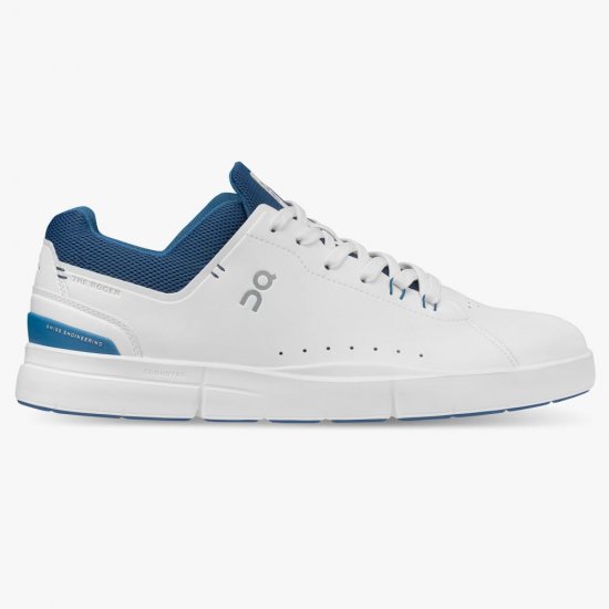 On THE ROGER Advantage: the versatile everyday sneaker - White | Cobalt - Click Image to Close