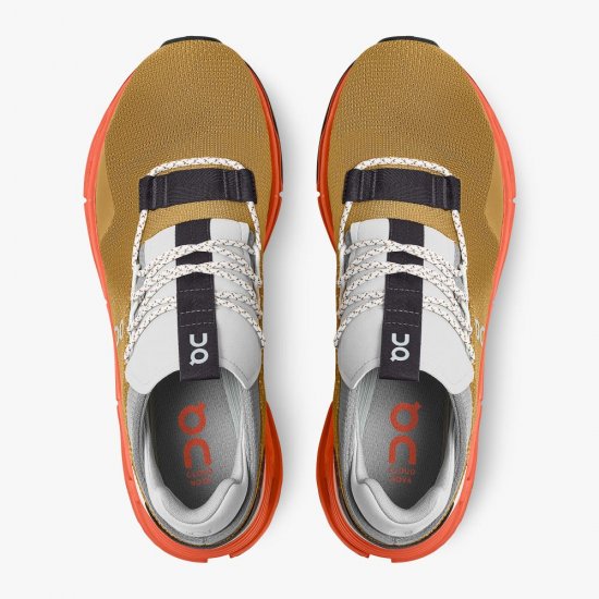 On Cloudnova - The lightweight sneaker for all-day comfort - Cumin | Flame - Click Image to Close