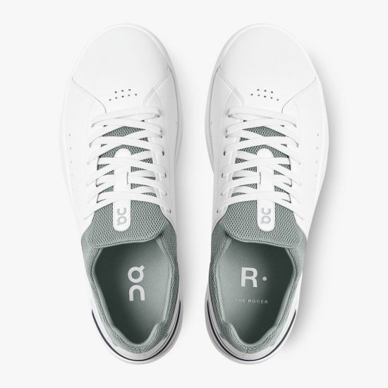 On THE ROGER Advantage: the versatile everyday sneaker - White | Eucalyptus - Click Image to Close