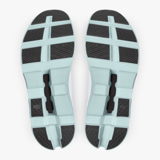 On The Cloudmonster: Lightweight cushioned running shoe - Frost | Surf - Click Image to Close